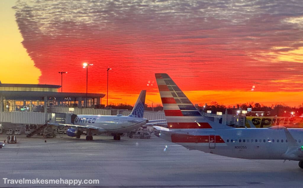 sunrise airport view summer flights how to save