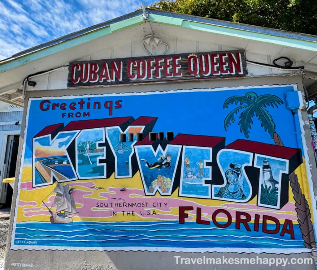key west cuban coffee queen mural best day in Old Town