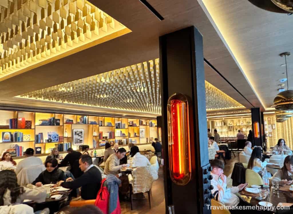 New York city Le Cafe Louis Vuitton restaurant review