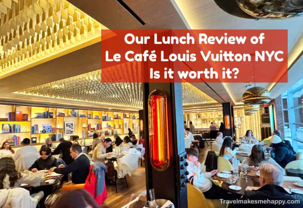 Le cafe louis vuitton dining room our lunch review was it worth it