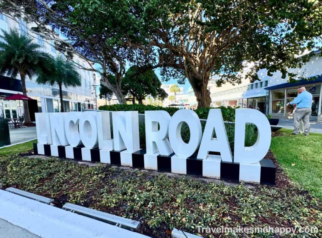 best south beach spots lincoln road mall sign