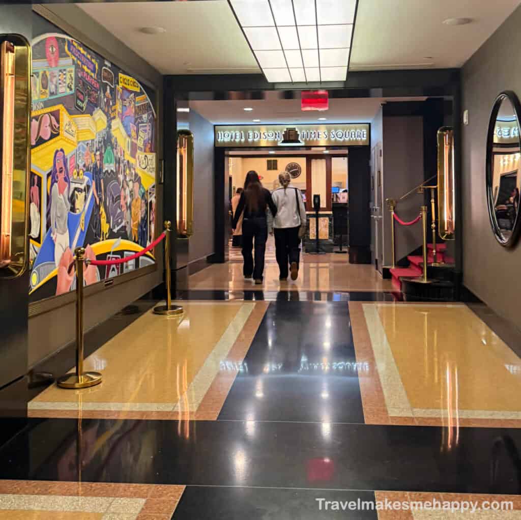 hotel edison historic murals broadway new york
