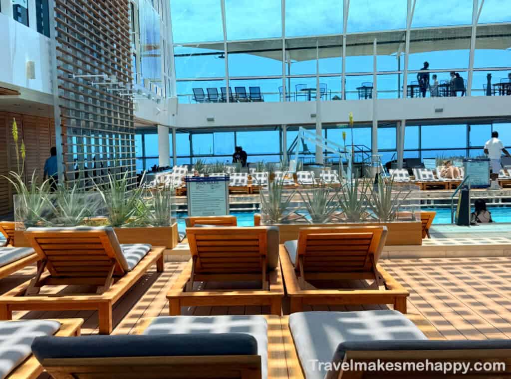 solarium pool celebrity reflection cruise honest ship review