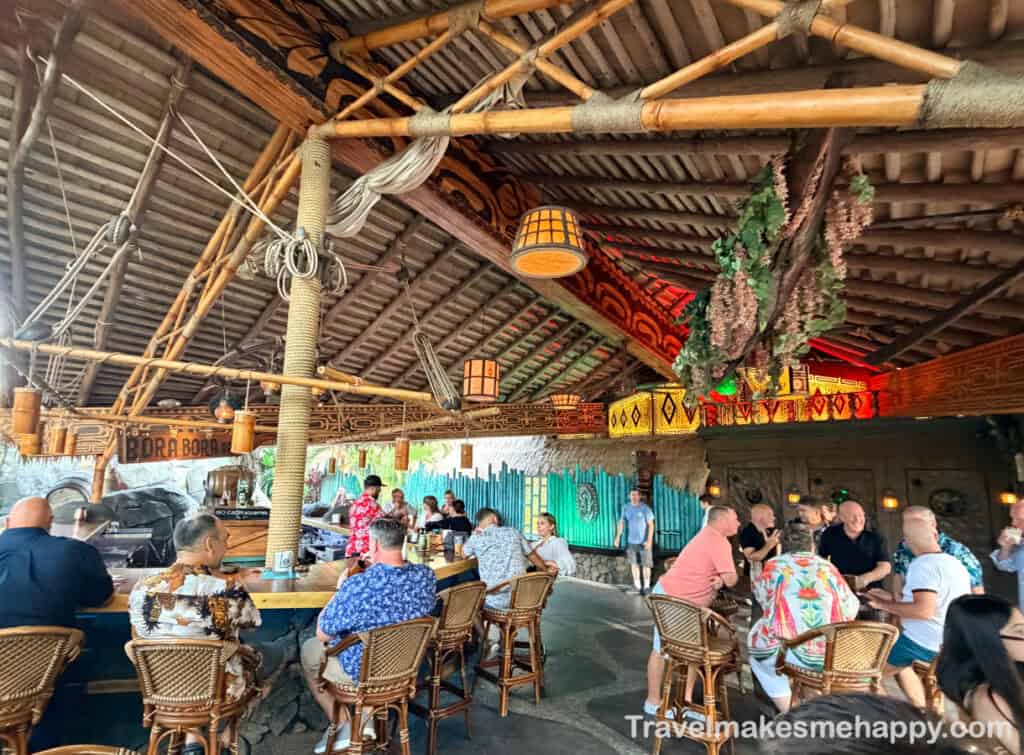 outside tiki bar at mai tai restaurant fort lauderdale