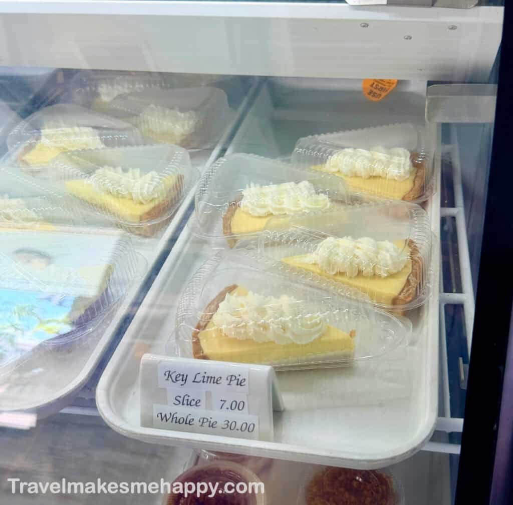 key lime pies in a bakery case key west best slices