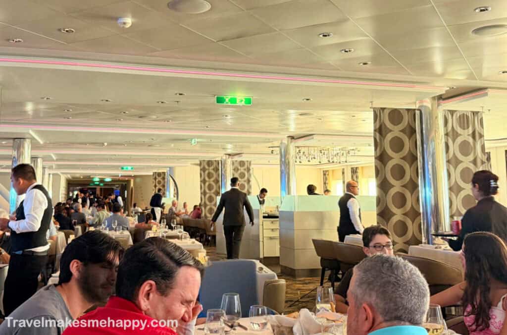 main dining room view on celebrity reflection cruise ship review