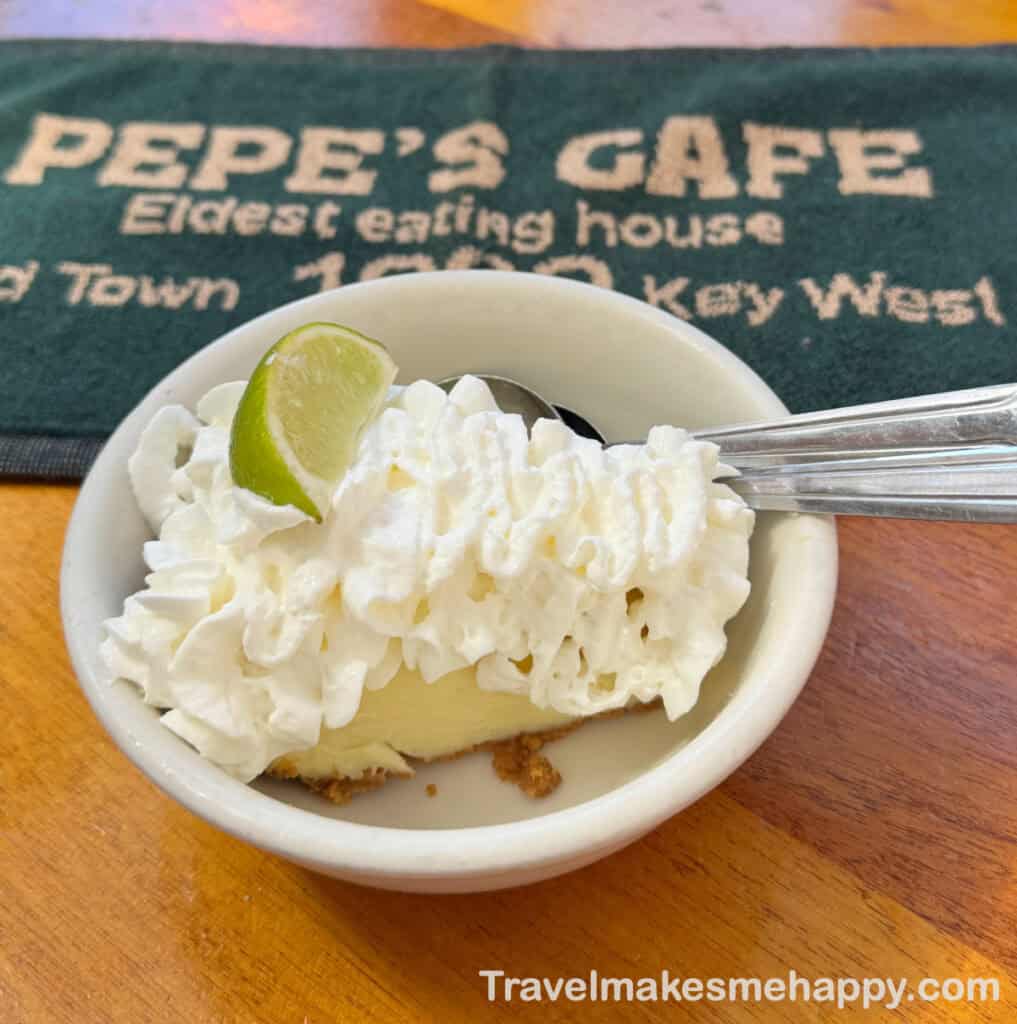 top key lime pie spots in Key West old town Pepe's