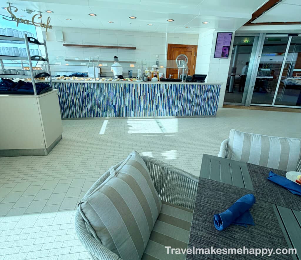 spa cafe on celebrity reflection cruise ship best smoothies