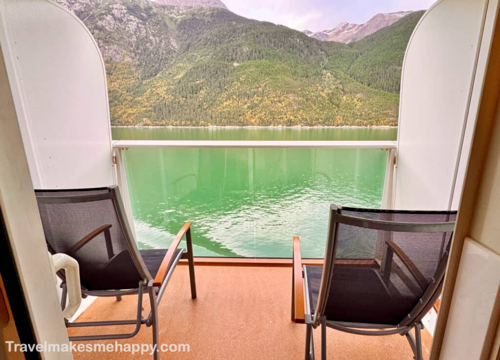 alaska cruise balcony view of water Inside Passage Cruises