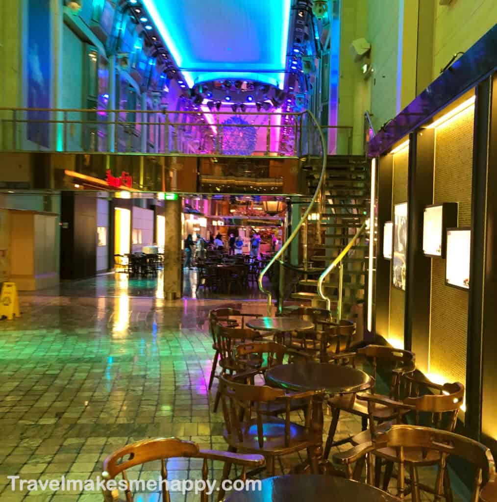 voyager of seas best alaska cruise inside passage promenade view